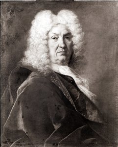 Portret van een man door French School